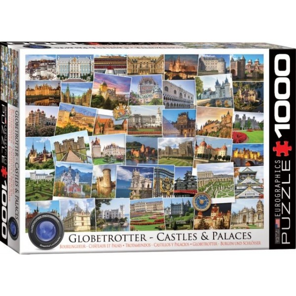Globetroter, Zamki i pałace (1000el.) - Sklep Art Puzzle